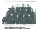 Photograph of Air Force personnel at 2 Bombing and Gunnery School, Mossbank, Saskatchewan, Canada, British Commonwealth Air Training Scheme, c.Second World War. Includes New Zealanders Gordon Dudfield and Ernest Heap. Image kindly provided by Lynda Pickerill (July 2020).