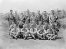 Group of No. 3 Squadron aircrew. Guadalcanal. L- R: Back; Flying Officers A. McD Stevenson, J. F. Gabites, J. J. McDowell, W. J. S. Monks, Flight Lieutenants A. C. Allen, W. R. B. Watson, Flying Officers J. Coom, L. Hood. Middle: Flying Officers R. M. McKechnie, A. N. Arnott, H. C. Carter, B. E. Malone, Flight Lieutenant E. A. Barker, Flying Officers J. S. Knobloch, R. J. Alford. Front: Flying Officers R. W. Walker, G. E. Gudsell, W. D. H. Smith, A. B. Horrocks, S. D. Walker. Kindly provided by the Air Force Museum of New Zealand
