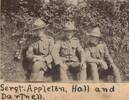 Photograph of Sergeant Appleton, Hall and Dartnell from the photo album of T. Wyville Rutherfurd. Image kindly provided by Marianne (October 2020).