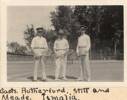 Photograph of Capts. Rutherfurd, Stitt and Meade, Ismalia, from the photo album of Thomas Wyville Rutherfurd. Image kindly provided by Marianne (October 2020).