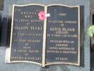 Photograph of Nelson Blake headstone at Howick Cemetery. Image kindly provided by Blake family (November 2020),