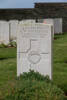 Headstone of Rifleman Douglas William Buckeridge (25/41). Achiet-Le-Grand Communal Cemetery Extension, France. New Zealand War Graves Trust (FRAD2581). CC BY-NC-ND 4.0.