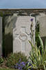 Headstone of Private Thomas John O'Keeffe (59043). Achiet-Le-Grand Communal Cemetery Extension, France. New Zealand War Graves Trust (FRAD2661). CC BY-NC-ND 4.0.