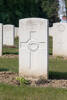 Headstone of Sapper Lyn Atkinson Henderson (10/2434). Anzac Cemetery, Sailly-Sur-La-Lys, France. New Zealand War Graves Trust (FRAM0088). CC BY-NC-ND 4.0.