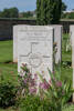 Headstone of Second Lieutenant Gerald Stevenson Hall (12/3342). Bancourt British Cemetery, France. New Zealand War Graves Trust (FRBI3384). CC BY-NC-ND 4.0.