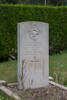 Headstone of Pilot Officer Gerald Montague Bailey (42330). Bayenghem-Les-Seninghem Churchyard, France. New Zealand War Graves Trust (FRBP4214). CC BY-NC-ND 4.0.