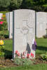 Headstone of Ordinary Seaman Dennis Arthur Nunn (8627). Bayeux War Cemetery, France. New Zealand War Graves Trust (FRBR7885). CC BY-NC-ND 4.0.