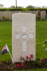 Headstone of Warrant Officer Ronald William Secord (404098). Bayeux War Cemetery, France. New Zealand War Graves Trust (FRBR7910). CC BY-NC-ND 4.0.
