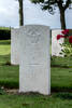 Headstone of Flying Officer Ronald Garland Blamires (J/6951). Bretteville-Sur-Laize Canadian War Cemetery, France. New Zealand War Graves Trust (FRCV7796). CC BY-NC-ND 4.0.
