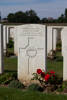 Headstone of Private Dudley Wilmott Carew (12/2661). Bulls Road Cemetery, France. New Zealand War Graves Trust (FRDC6832). CC BY-NC-ND 4.0.