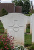 Headstone of Gunner James Krivan (9/1883). Caudry British Cemetery, France. New Zealand War Graves Trust (FRDR0120). CC BY-NC-ND 4.0.