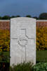 Headstone of Gunner Donald Stewart Kennedy (2/2853). Cross Roads Cemetery, France. New Zealand War Graves Trust (FREQ0050). CC BY-NC-ND 4.0.