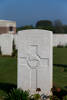 Headstone of Rifleman Hubert Walter Burridge (75282). Cross Roads Cemetery, France. New Zealand War Graves Trust (FREQ9966). CC BY-NC-ND 4.0.