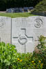 Headstone of Rifleman Reneld Morgan (54553). Doullens Communal Cemetery Extension No.1, France. New Zealand War Graves Trust (FRFH3606). CC BY-NC-ND 4.0.