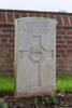 Headstone of Rifleman Louis Edward Goodhue (66064). Euston Road Cemetery, France. New Zealand War Graves Trust (FRGC1600). CC BY-NC-ND 4.0.