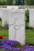 Headstone of Rifleman John Henry Barrett (12128). Flesquieres Hill British Cemetery, France. New Zealand War Graves Trust (FRGM4065). CC BY-NC-ND 4.0.