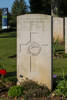 Headstone of Flight Lieutenant Henry Joseph Meharry (41992). Hottot-Les-Bagues War Cemetery, France. New Zealand War Graves Trust (FRIN7873). CC BY-NC-ND 4.0.