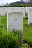 Headstone of Gunner Walton Moir (43518). Lebucquiere Communal Cemetery Extension, France. New Zealand War Graves Trust (FRJP4001). CC BY-NC-ND 4.0.