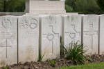 Headstone of Private Frederick Stanley Ronald Karalus (20360). Bailleul Communal Cemetery Extension (Nord), France. New Zealand War Graves Trust  (FRBG2695). CC BY-NC-ND 4.0.