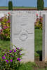 Headstone of Private James Brown (65594). Bancourt British Cemetery, France. New Zealand War Graves Trust  (FRBI3230). CC BY-NC-ND 4.0.