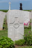 Headstone of Private Keith Carlyle Johnston (12/2350). Bancourt British Cemetery, France. New Zealand War Graves Trust  (FRBI3379). CC BY-NC-ND 4.0.