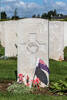 Headstone of Ordinary Seaman Dennis Arthur Nunn (8627). Bayeux War Cemetery, France. New Zealand War Graves Trust  (FRBR7886). CC BY-NC-ND 4.0.