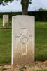 Headstone of Flight Sergeant John Moore Hart (424460). Bretteville-Sur-Laize Canadian War Cemetery, France. New Zealand War Graves Trust  (FRCV7793). CC BY-NC-ND 4.0.