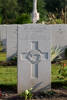 Headstone of Pilot Officer Stanley Thomas Schmidt (42461). Choloy War Cemetery, France. New Zealand War Graves Trust  (FRDY4307). CC BY-NC-ND 4.0.