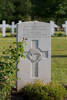 Headstone of Flying Officer Ian Sydney Alexander Stevenson (42194). Choloy War Cemetery, France. New Zealand War Graves Trust  (FRDY4311). CC BY-NC-ND 4.0.