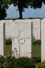 Headstone of Lance Corporal William James (26/453). Dernancourt Communal Cemetery Extension, France. New Zealand War Graves Trust  (FRFB5541). CC BY-NC-ND 4.0.