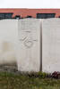 Headstone of Pilot Officer Wallis Berkley Tyerman (412008). Dunkirk Town Cemetery, France. New Zealand War Graves Trust  (FRFO0283). CC BY-NC-ND 4.0.