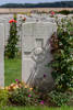 Headstone of Rifleman Claude Leighton (65849). Gouzeaucourt New British Cemetery, France. New Zealand War Graves Trust  (FRHE6331). CC BY-NC-ND 4.0.