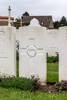 Headstone of Lance Corporal Edward Allan Oglethorpe (23036). Hazebrouck Communal Cemetery, France. New Zealand War Graves Trust  (FRHW3055). CC BY-NC-ND 4.0.