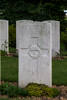 Headstone of Rifleman John Hamilton (26/1001). Honnechy British Cemetery, France. New Zealand War Graves Trust  (FRIM7121). CC BY-NC-ND 4.0.
