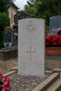 Headstone of Pilot Officer Kenneth Kirkcaldie (72526). Houville-En-Vexin Churchyard, France. New Zealand War Graves Trust  (FRIP3663). CC BY-NC-ND 4.0.