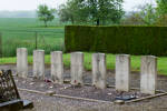 Headstone of Sergeant Leo Daniel Enright (405264). Jussecourt-Minecourt Churchyard, France. New Zealand War Graves Trust  (FRIV3156). CC BY-NC-ND 4.0.