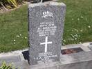 Headstone of Pte Thomas Edmond Alexander GRAHAM 447796. Andersons Bay RSA Cemetery, Dunedin City Council, Block 6SF, Plot 3. Image kindly provided by Allan Steel CC-BY 4.0.