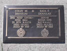 Headstone of Major Colin Moffat DOUGLAS 30586. Greenpark RSA Cemetery, Dunedin City Council, Block 1A387. Image kindly provided by Allan Steel CC-BY 4.0.