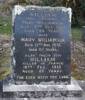 Headstone of Cpl William WILLIAMSON 15272. Waitati/Blueskin Cemetery, Dunedin City Council, Block 54, Plot 18. Image kindly provided by Allan Steel CC-BY 4.0.