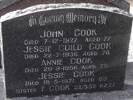 Headstone of Sister Frances COOK 22/352. Andersons Bay General Cemetery, Dunedin City Council, Block 95, Plot 3. Image kindly provided by Allan Steel CC-BY 4.0.