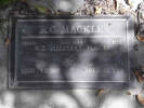 Headstone of Pte Raymond George MACKLE 636638. Andersons Bay RSA Cemetery, Dunedin City Council, Block 22A, Plot 25. Image kindly provided by Allan Steel CC-BY 4.0.