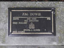 Headstone of Pte Peter Martin DOWIE 454773. Andersons Bay RSA Cemetery, Dunedin City Council, Block 22A, Plot 30. Image kindly provided by Allan Steel CC-BY 4.0.
