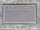 Headstone of Spr Carrington Stanley MATTHEWS 2/2678. Andersons Bay RSA Cemetery, Dunedin City Council, Block 22A, Plot 67. Image kindly provided by Allan Steel CC-BY 4.0.