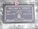 Headstone of LAC William Andrew SPENCE 428052. Andersons Bay RSA Cemetery, Dunedin City Council, Block 22A, Plot 82. Image kindly provided by Allan Steel CC-BY 4.0.