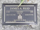 Headstone of Gnr James Alexander REID 61385. Andersons Bay RSA Cemetery, Dunedin City Council, Block 22A100. Image kindly provided by Allan Steel CC-BY 4.0.
