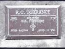 Headstone of Pte Richard Cameron TORRANCE 19045. Andersons Bay RSA Cemetery, Dunedin City Council, Block 2A43. Image kindly provided by Allan Steel CC-BY 4.0.