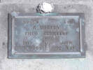 Headstone of Gnr Richard WHITTY 50498. Andersons Bay RSA Cemetery, Dunedin City Council, Block 24S, Plot 25. Image kindly provided by Allan Steel CC-BY 4.0.