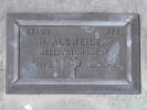 Headstone of Pte Harold ALSWEILER 13408. Andersons Bay RSA Cemetery, Dunedin City Council, Block 36S18. Image kindly provided by Allan Steel CC-BY 4.0.