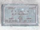 Headstone of Pte Cecil Raymond CAROLIN 37487. Andersons Bay RSA Cemetery, Dunedin City Council, Block 38S, Plot 25. Image kindly provided by Allan Steel CC-BY 4.0.