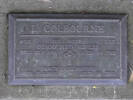 Headstone of 2nd Lieut Linser COLBOURNE 9/132. Andersons Bay RSA Cemetery, Dunedin City Council, Block 45S, Plot 14. Image kindly provided by Allan Steel CC-BY 4.0.